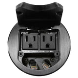 FSR T3-AC2HWCP-BLK outlet box Type B Black